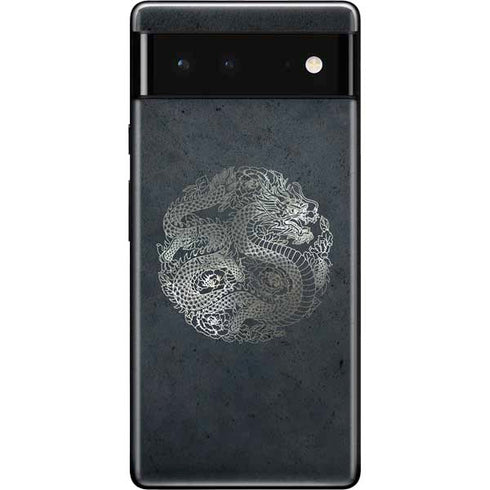 Chinese Black Dragon Google Pixel 6 Skin